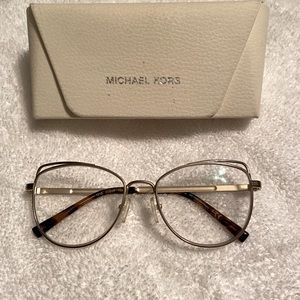 Michael Kors Metal Cat Eye Eyeglasses